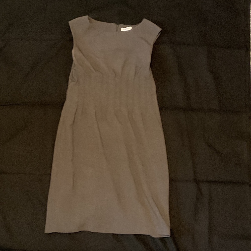 Calvin Klein Collection Charcoal Midi Dress